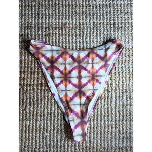Urban Outfitters Out from Under High Cut Bikini Bottom Tie Dye Size Large